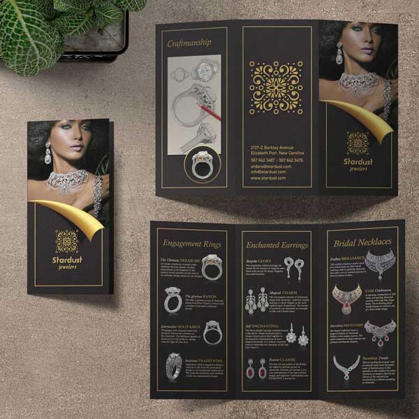 Stardust Jewelers - Brochure design